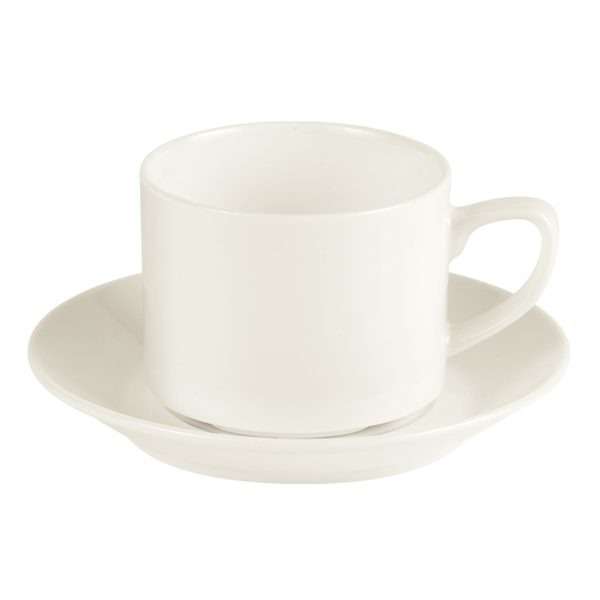 Porcelite Coffee Saucer 12.5cm/5″ QTY: 6