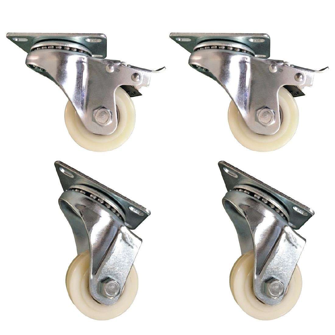 ag051 Polar Complete Set of 4 Castors