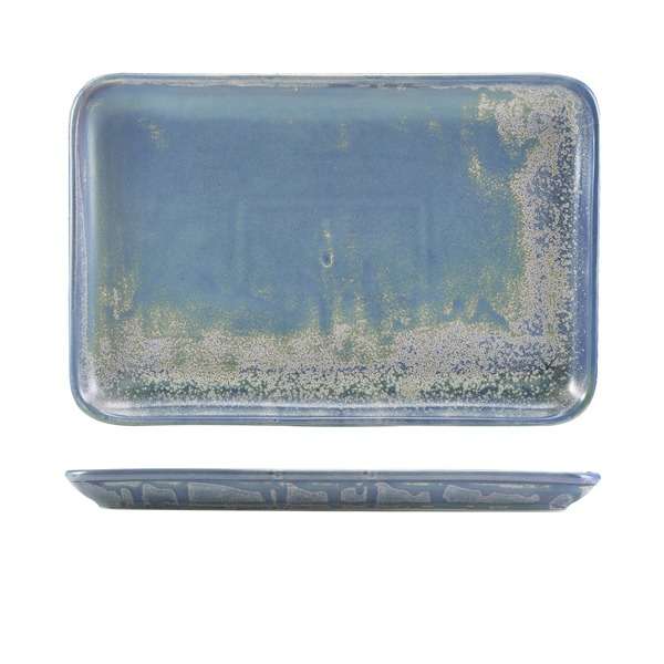 Terra Porcelain Seafoam Rectangular Platter 30 x 20cm QTY:3