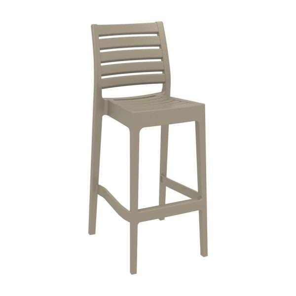 Ares Bar 75 Stool – Taupe