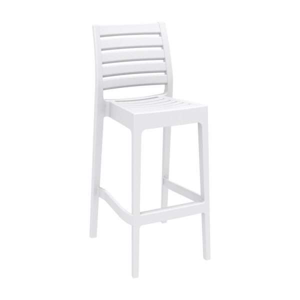 Ares Bar 75 Stool – White