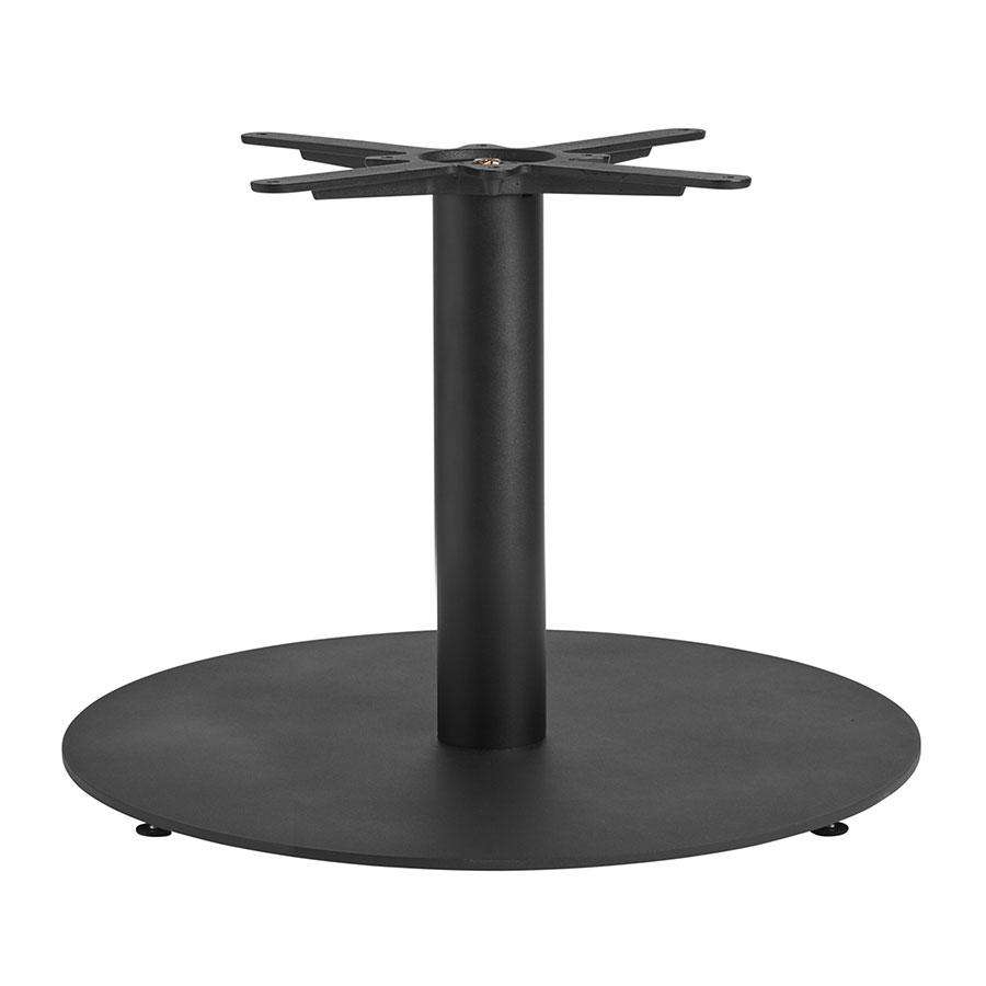 Boston Sleek Base – Black Large Round – Coffee
