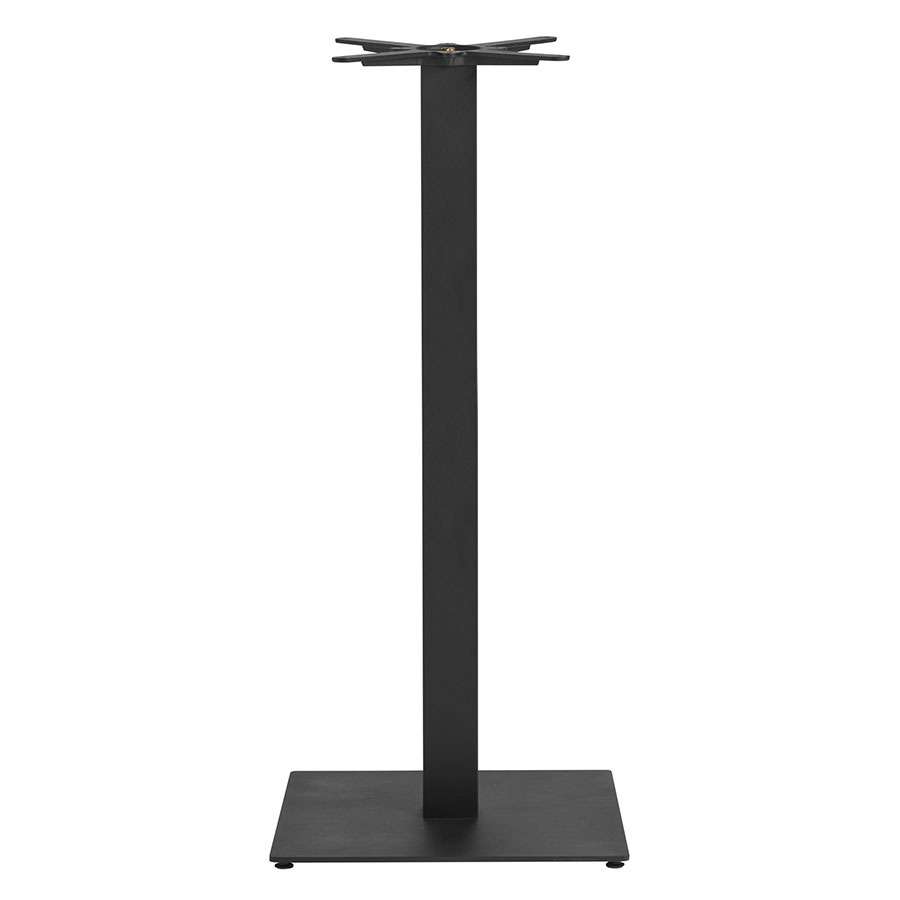 BOSTON-SLEEK-Black-Large-Square-Poseur Boston Sleek Base – Black Large Square – Poseur