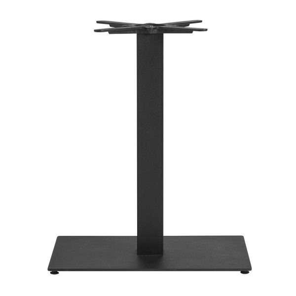 Boston Sleek Base – Black Small Rect – Dining