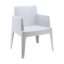 Box Armchair Silver Grey