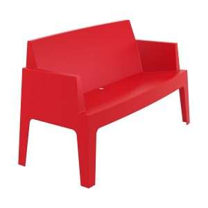 Box Sofa Red