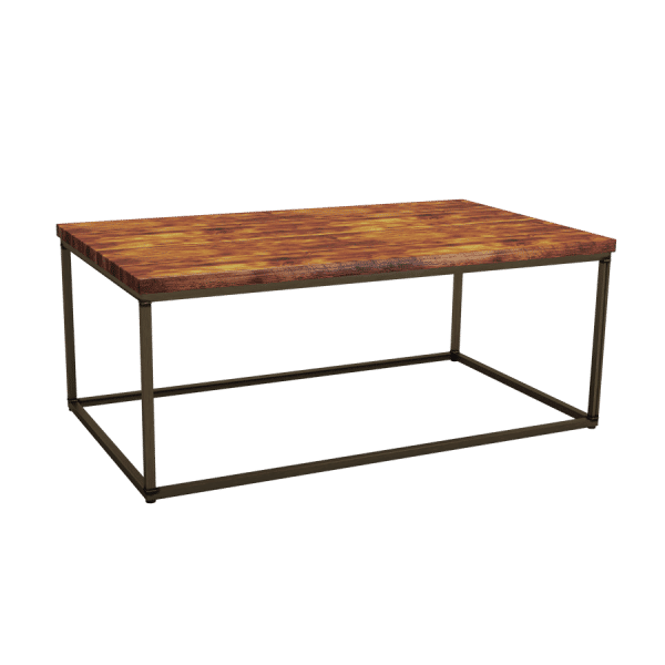 Byron Rect Rustic Pine Coffee Table 120cm x70cm