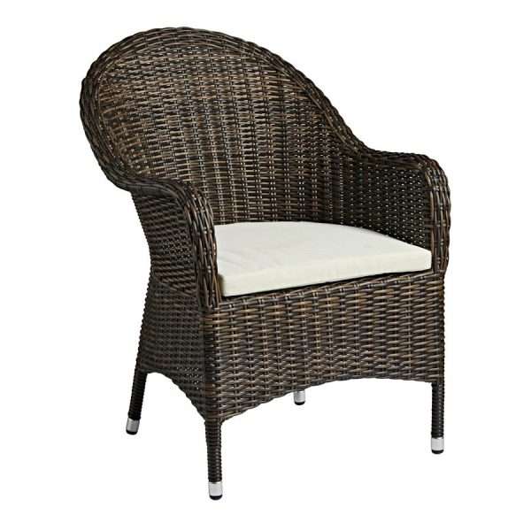 Clova Armchair – Brown Weave