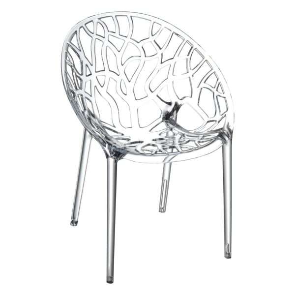 Crystal  Arm Chair – Clear Transparent