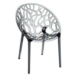 Crystal Armchair Smoke Grey ZA.1156C