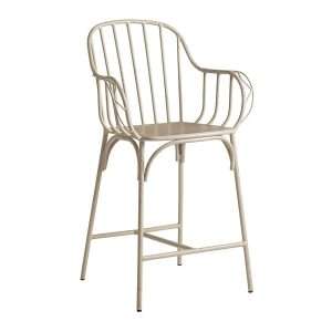 Denver Bar Stool Mid Height Retro White ZA.1384ST