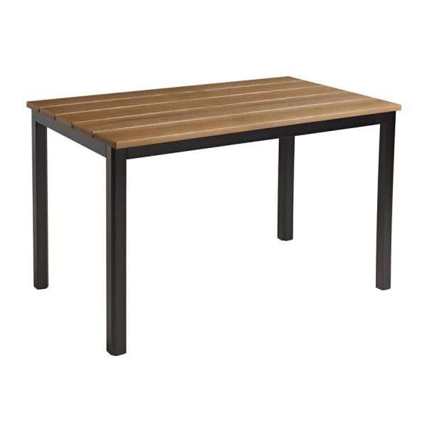 EKO Dining Table – Aged Golden Oak – Rect – 119x69cm