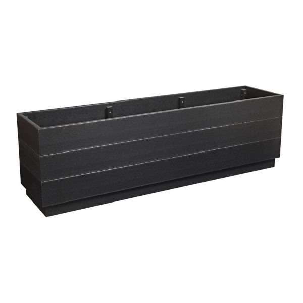 EKO Large Planter Low Black ZA.7121PL