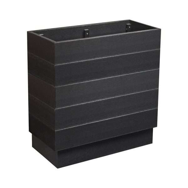 EKO Planter – Black – 75cm width x 35cm depth x 75cm height