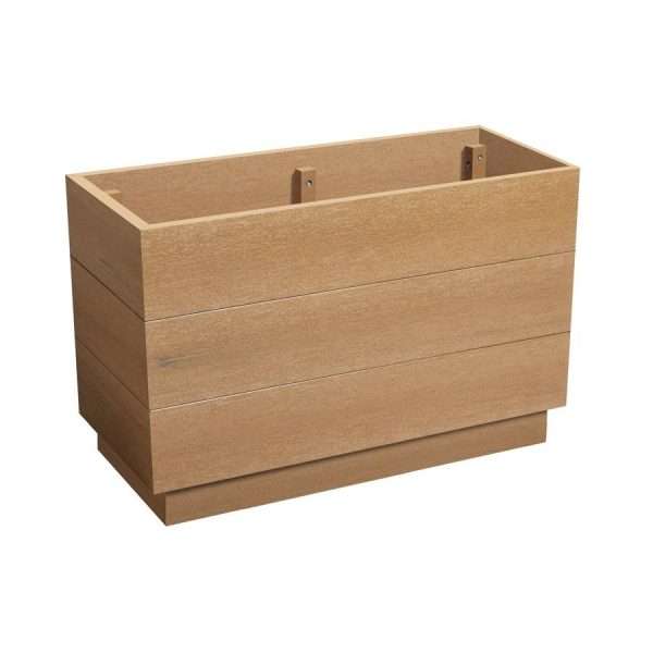 EKO Planter – Aged Oak – 75cm width x 35cm depth x 45cm height