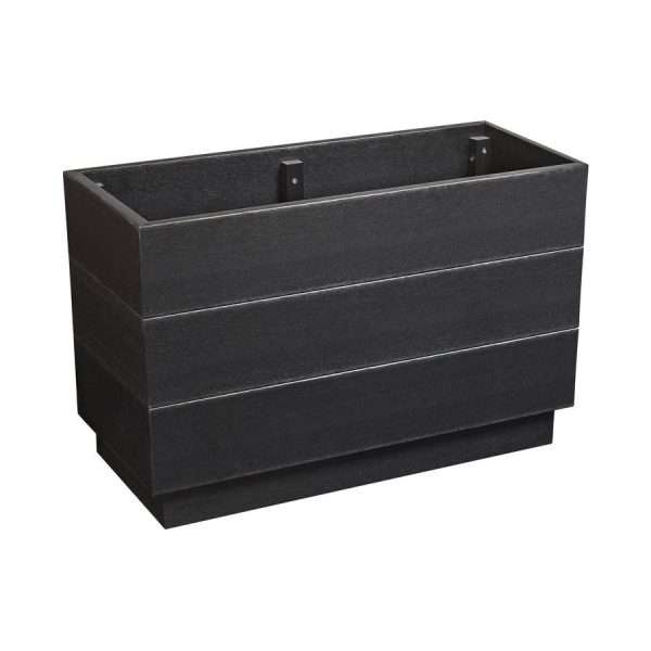 EKO Planter – Black – 75cm width x 35cm depth x 45cm height