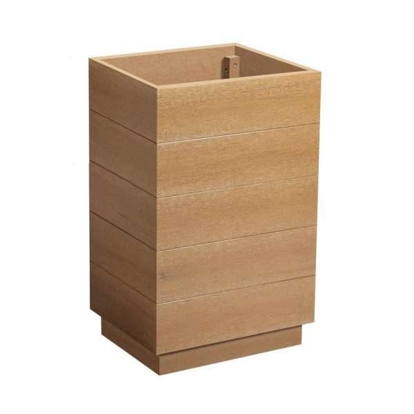 EKO Planter – Aged Oak – 45cm width x 35cm depth x 75cm height