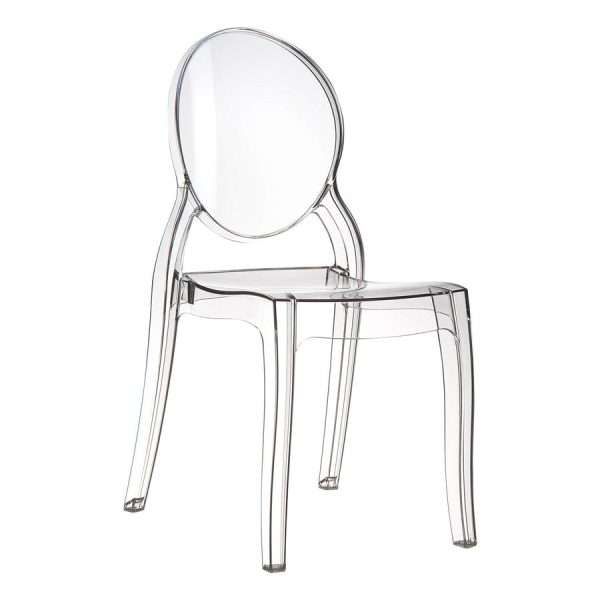 Elizabeth Side Chair – Clear Transparent