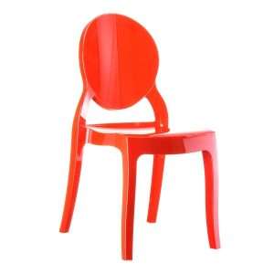 Elizabeth Side Chair Glossy Red