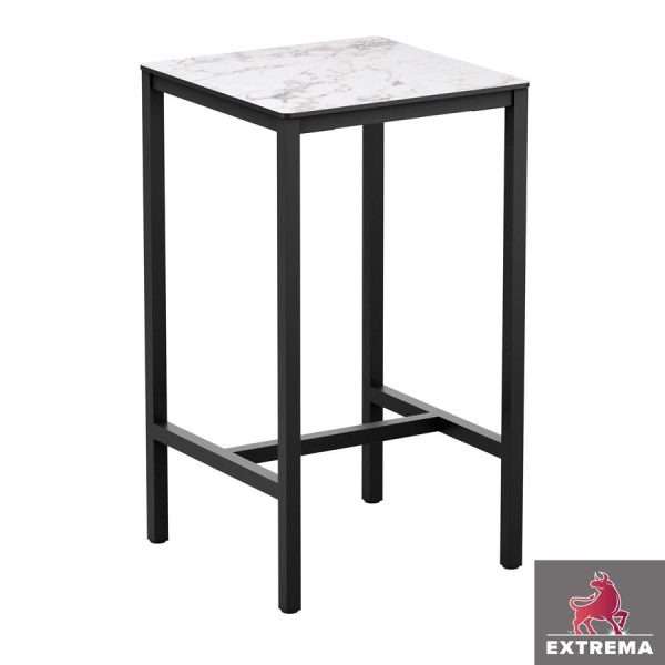 Extrema Carrara Marble – Full Table – 60×60 – Poseur