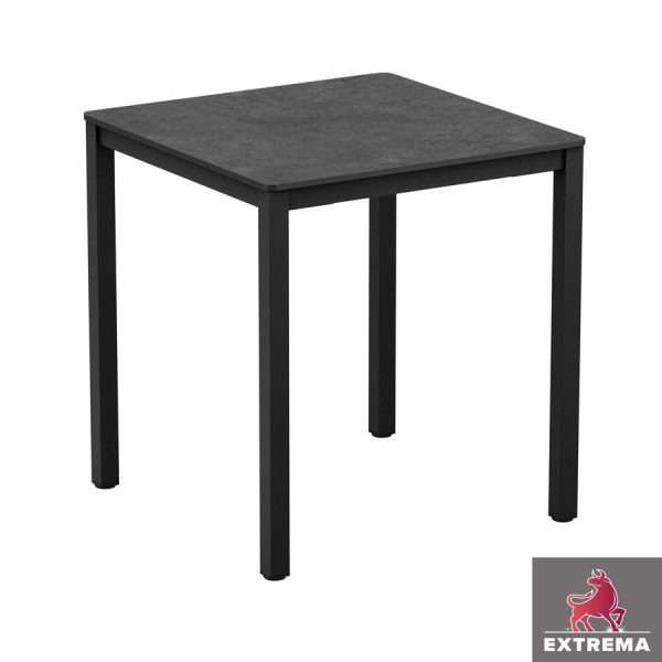 Extrema – Metallic Anthracite – Full Table – 60 x 60 – Dining