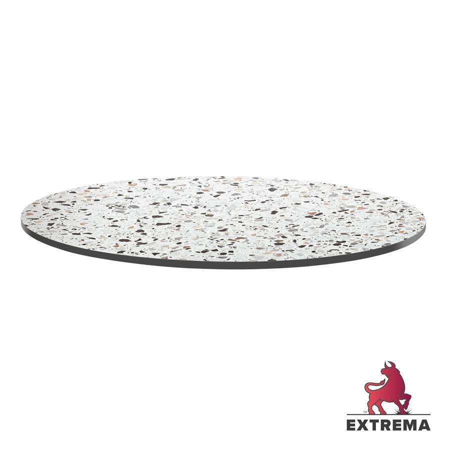 Extrema-Mixed-Terrazzo-Round Extrema Top – Mixed Terrazzo – 60cm Dia