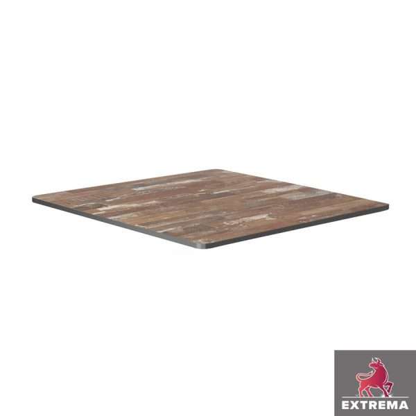 Extrema Planked Vintage Wood Square 1