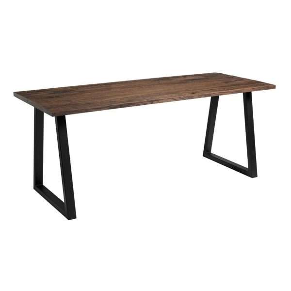 Hardwick ‘A’ Dining Table – Black – Smoked – 180cmx75cm
