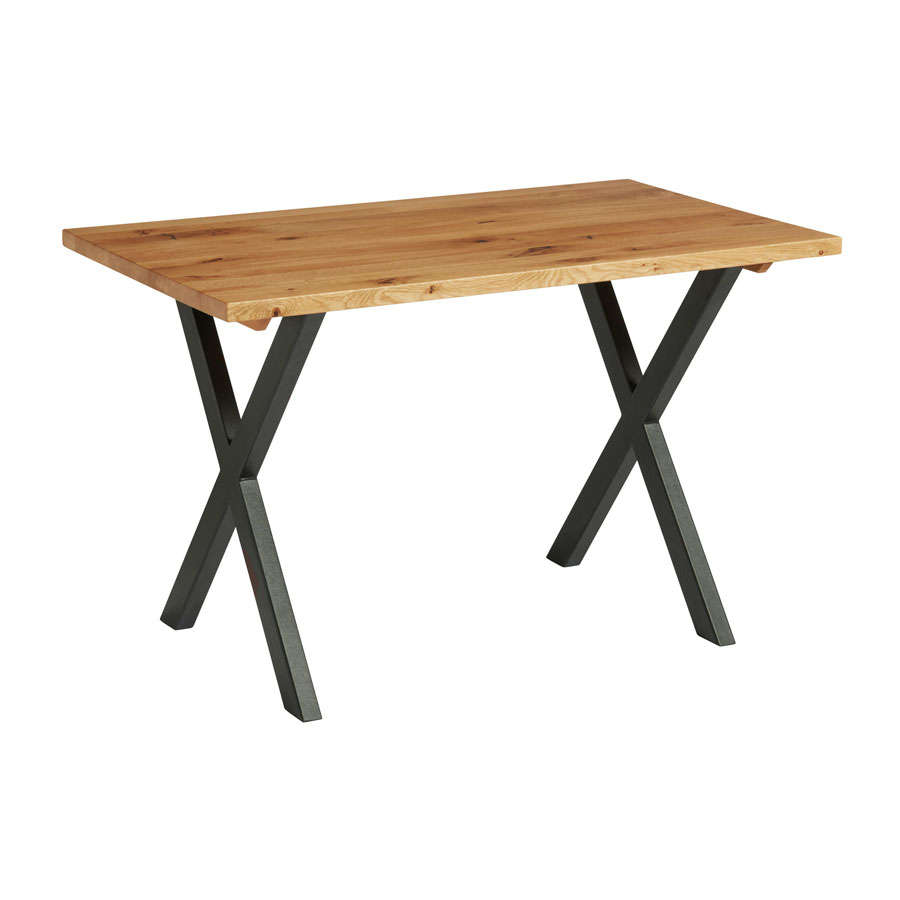 Highcross X Dining Table Black Character Oak 120cmx70cm ZA.2244CT