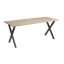 Highcross X Dining Table Black Extra White 180cm x 75cm ZA.2255CT