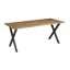 Highcross X Dining Table Black Rustic Antique 180cm x 75cm ZA.2253CT