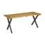 Highcross X Dining Table Black Solid Wood 180cm x 70cm ZA.2268CT