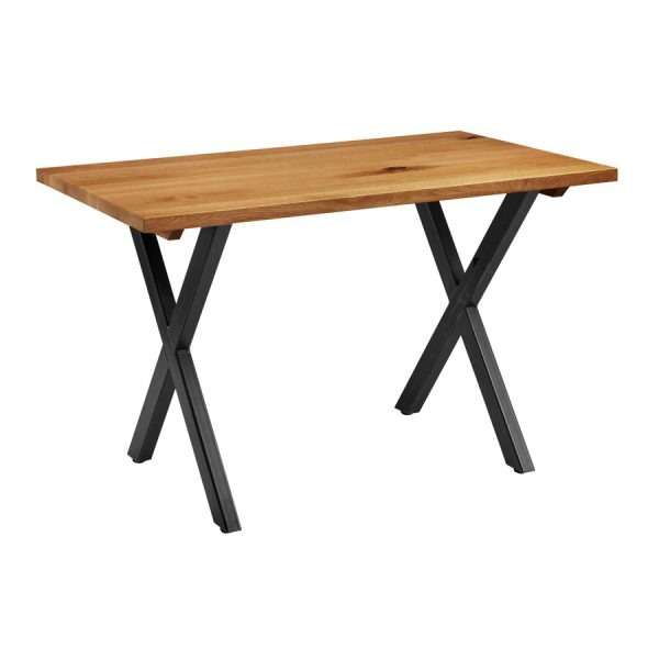 Highcross ‘X’ Dining Table – Clear – 120cmx70cm
