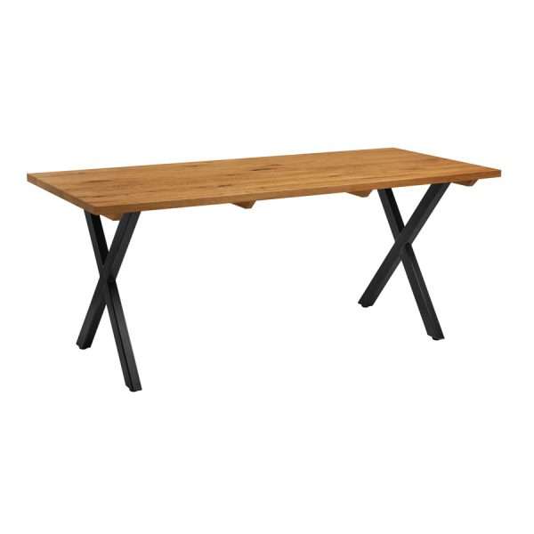 Highcross X Dining Table Clear Matt Character Oak 180cmx75cm ZA.2274CT