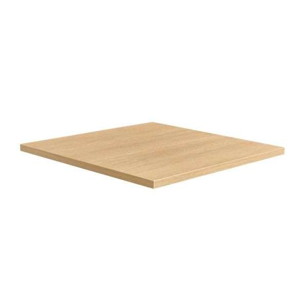 Holz Kaffee Light Oak Square 70x70cm 25mm ZA.630T