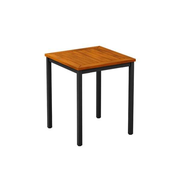 ICE 4 Leg Dining Table Black 60x60cm ZA.758CT