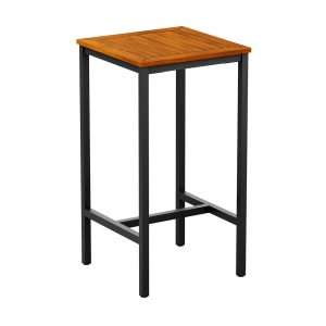 ICE 4 Leg Poseur Table Black 60x60cm ZA.762CT