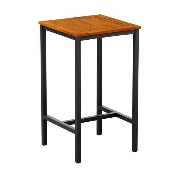 ICE – 4 Leg Poseur Table – Black – 70x70cm