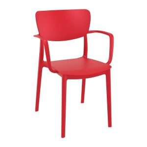 Lisa Armchair Red ZAP