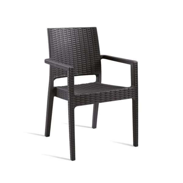 Ibiza Arm Chair – Dark Grey