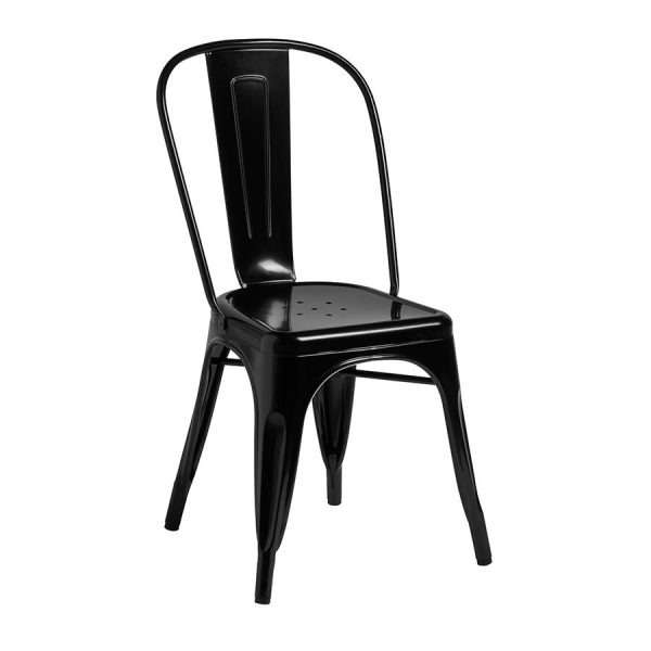 Marcel Side Chair – Gloss Black