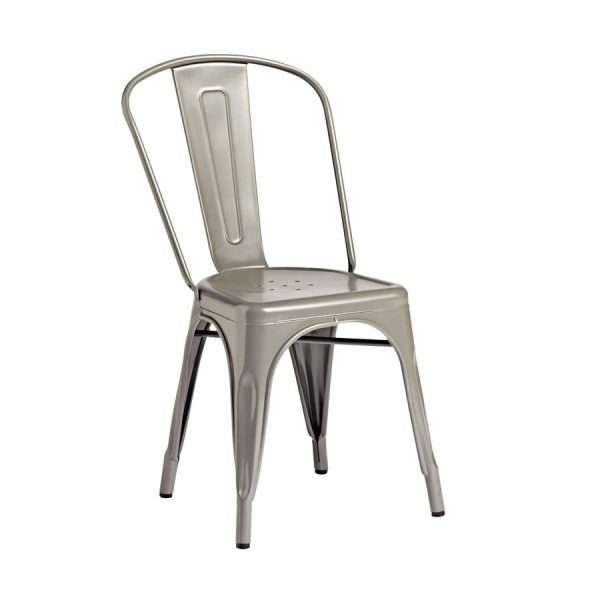 Marcel Side Chair – Gun Metal