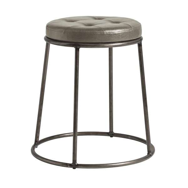 Max 45 – Clear Lacquered metal frame – Vintage Silver Seat