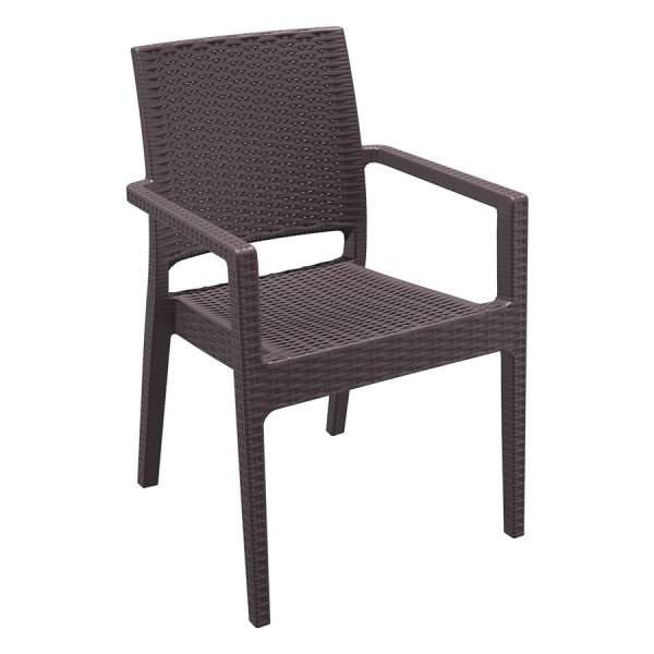 Ibiza Arm Chair – Brown