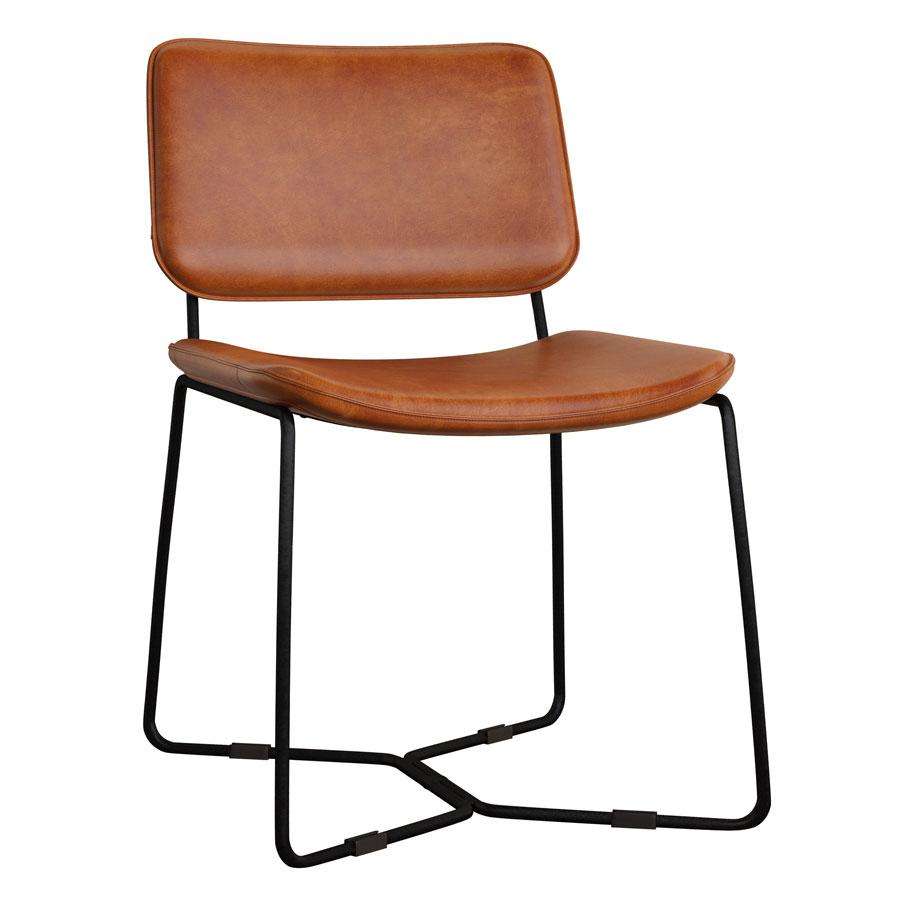 PEARL Side Chair ZA.973C Bruciato Leather