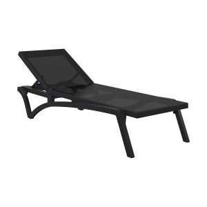 Pacific Sun Lounger Black Black