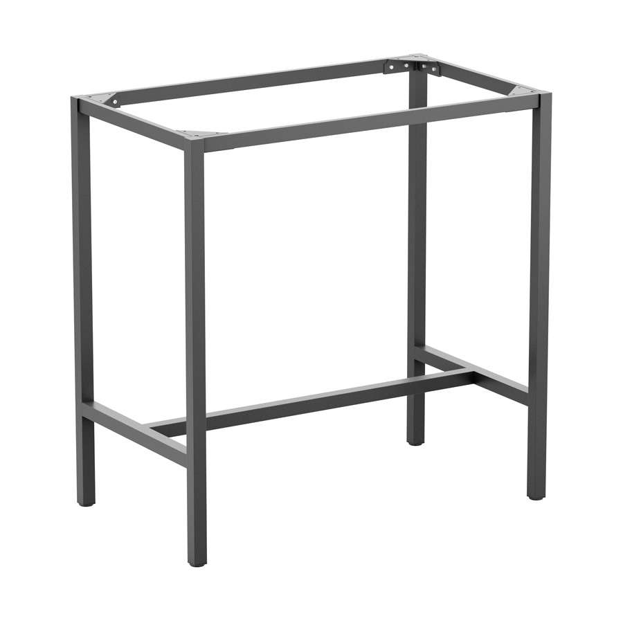 Paris-Rectangular-Bar-Height-Table-Frame-Grey-ZA.782TB Paris Poseur Base – Grey – 117.5 x 67.5 x H107cm