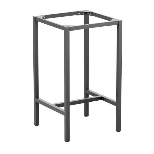 Paris Square Bar Height Table Frame Grey ZA.780TB