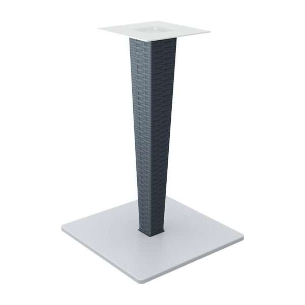 890 Riva Dining Table Base – Grey Wicker