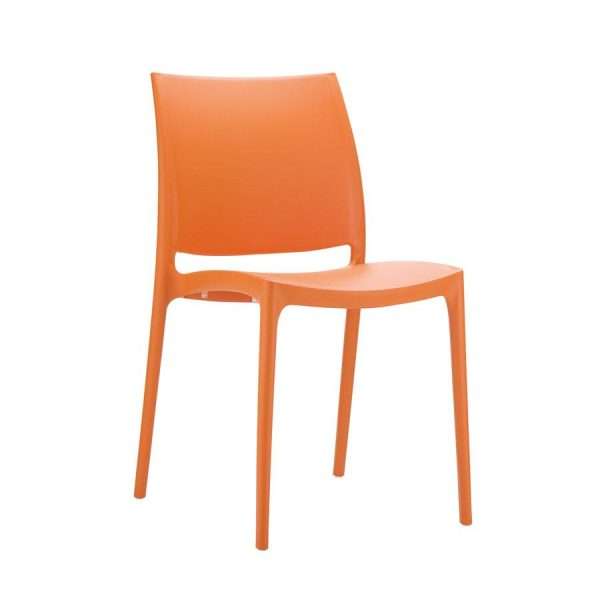 Maya Side Chair – Orange